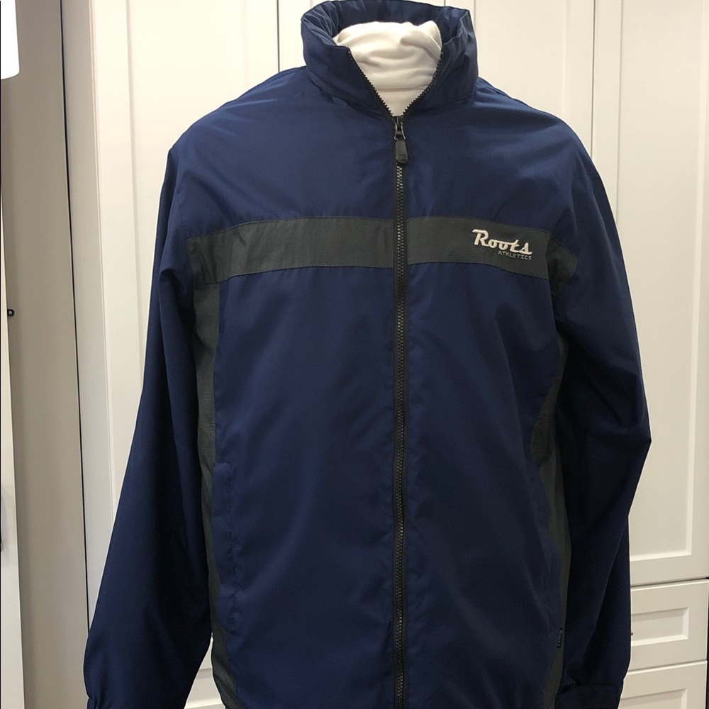 Roots Athletics Retro 90s/2000s Men’s Jacket – Medium Tall (40) 💙🩶 - Picture 1 of 14